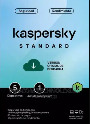 Kaspersky Standard Anti-Virus 5 Devices 1 Year Advanced
