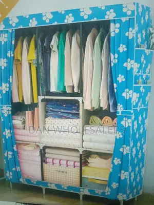 Metallic Cloth Wardrobe 