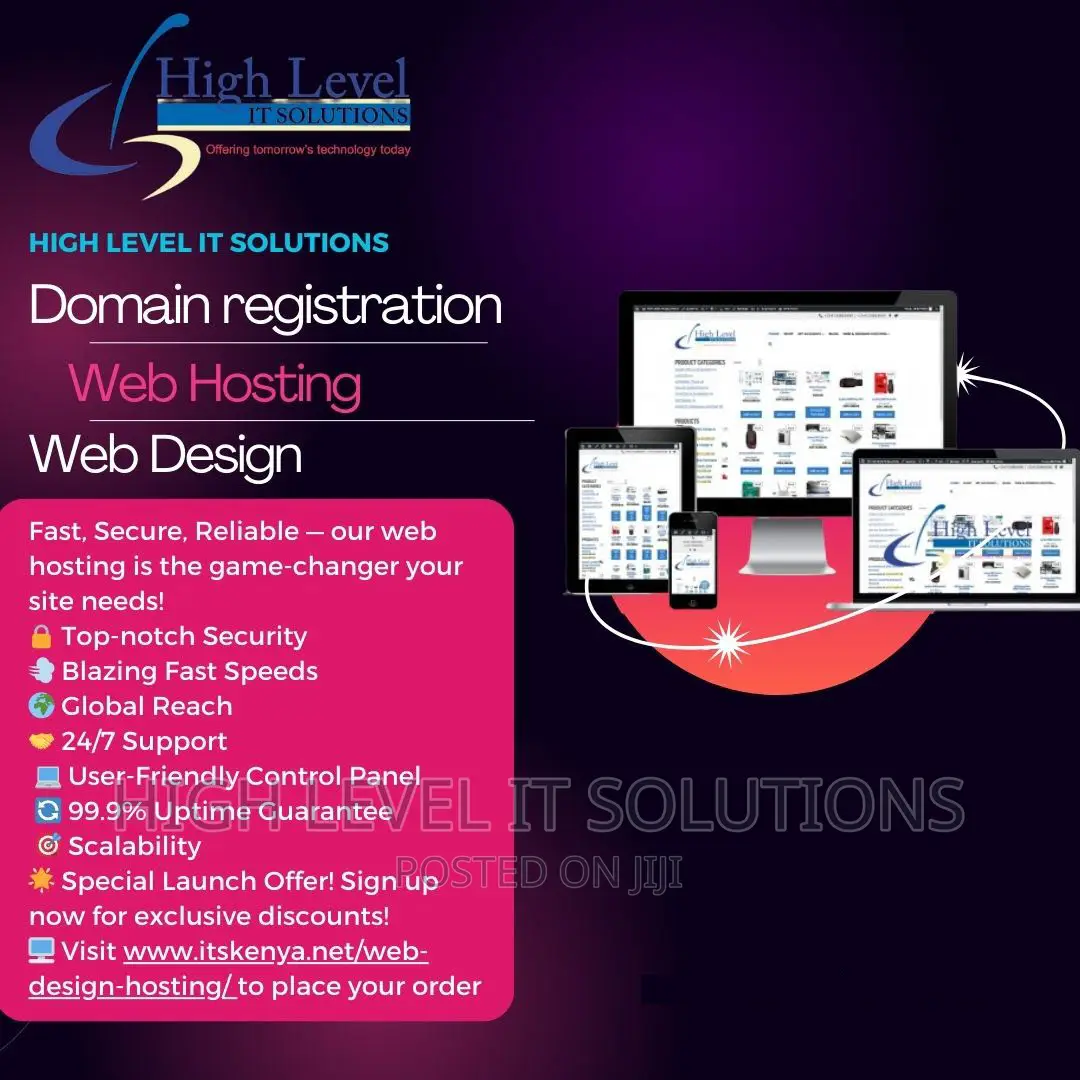 Website Design, Hosting and Domain Registration