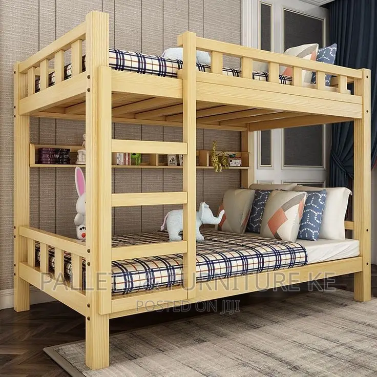 Space Saving Bunk Bed(Varnished Pinewood)