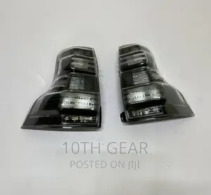 Prado 150 2014 Tail Lamp Aftermarket Smoked Black Set