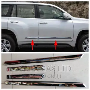 Toyota Land Cruiser J150 Side Doors Chrome Moulding Finish,