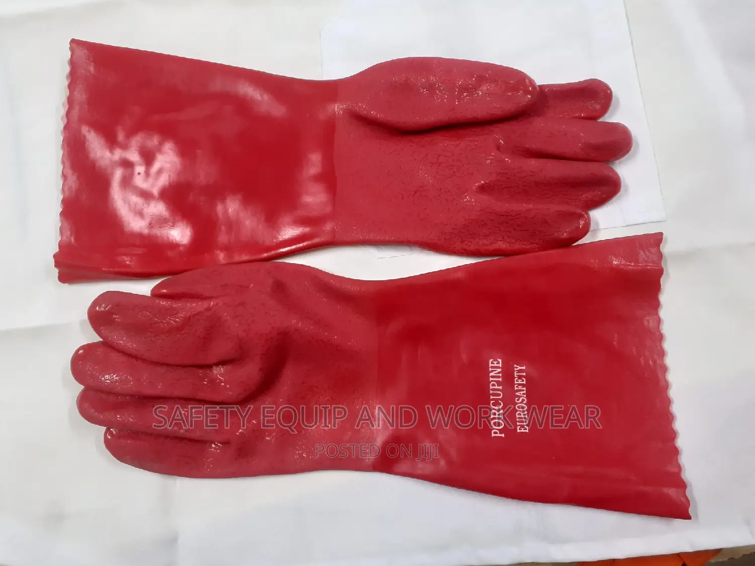 Pvc Double Dip Gloves- Used By Technicians