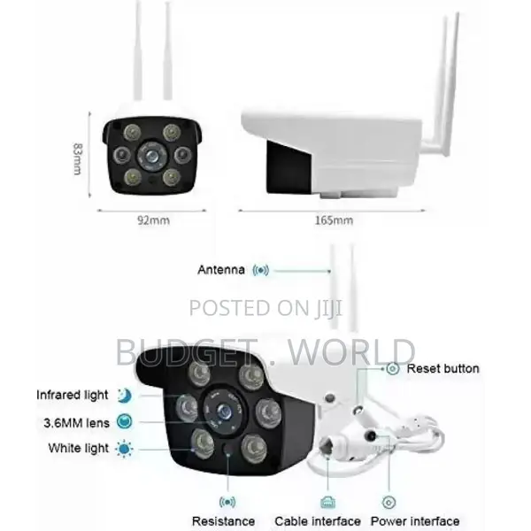 3MP V380 Pro Outdoor Wireless Security IP Camera Two Ways