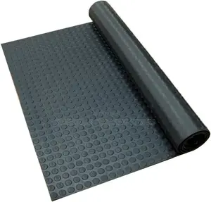 Coin-Pattern Rubber Flooring 1.2mtr by 10mtrs