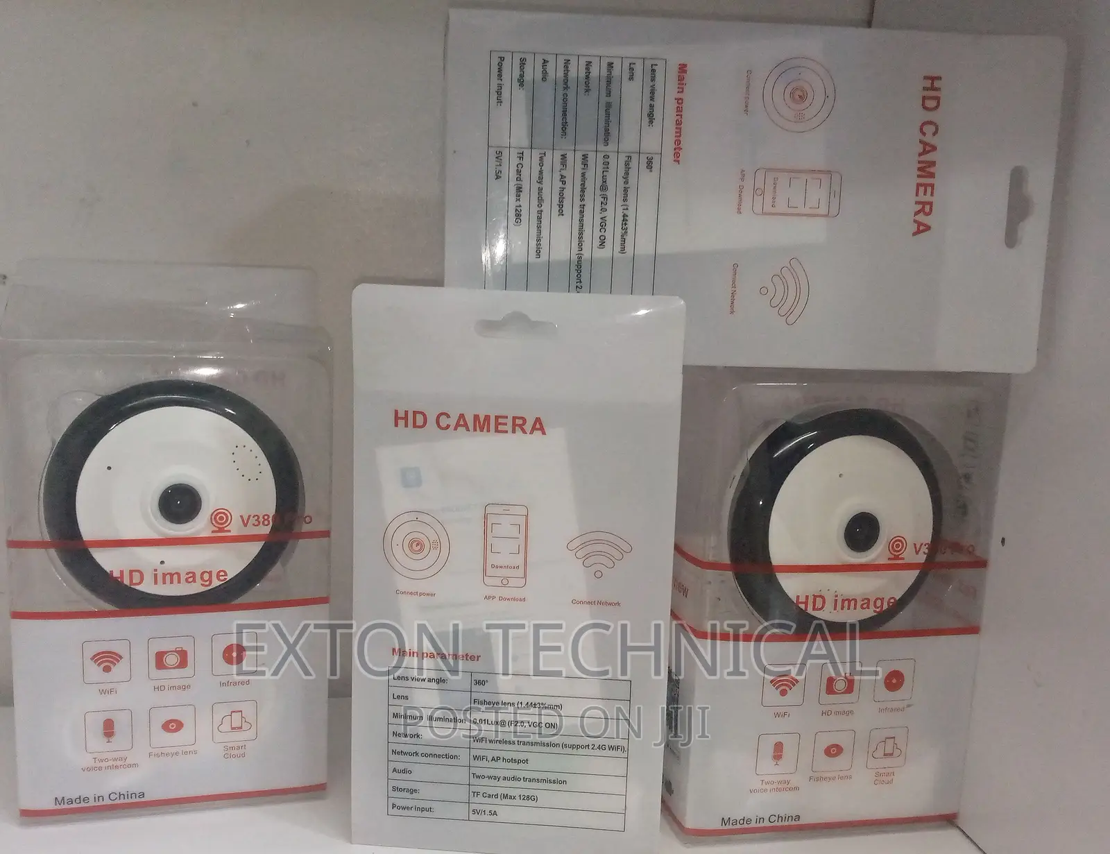Wi Fi Enabled Fish Eye Camera