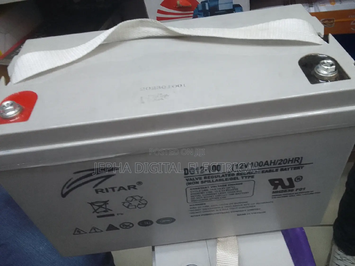 Ritar 12vts ,100ah Solar Battery