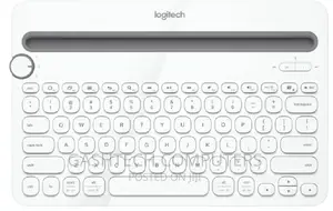WHITE Logitech Wireless Bluetooth Multi-Device Keybord