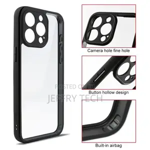 Fine Pore TPU + PC Phone Case for iPhone 15 Pro Max
