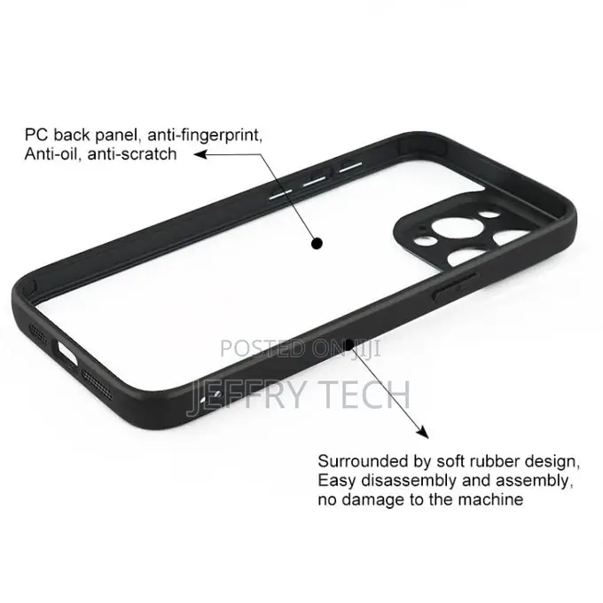 Fine Pore TPU + PC Phone Case for iPhone 15 Pro Max