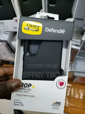Otterbox DEFENDER Case for Samsung Galaxy S24 Color- BLACK -