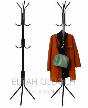 *170cm High Metallic Coat or Bags Hanger Stand