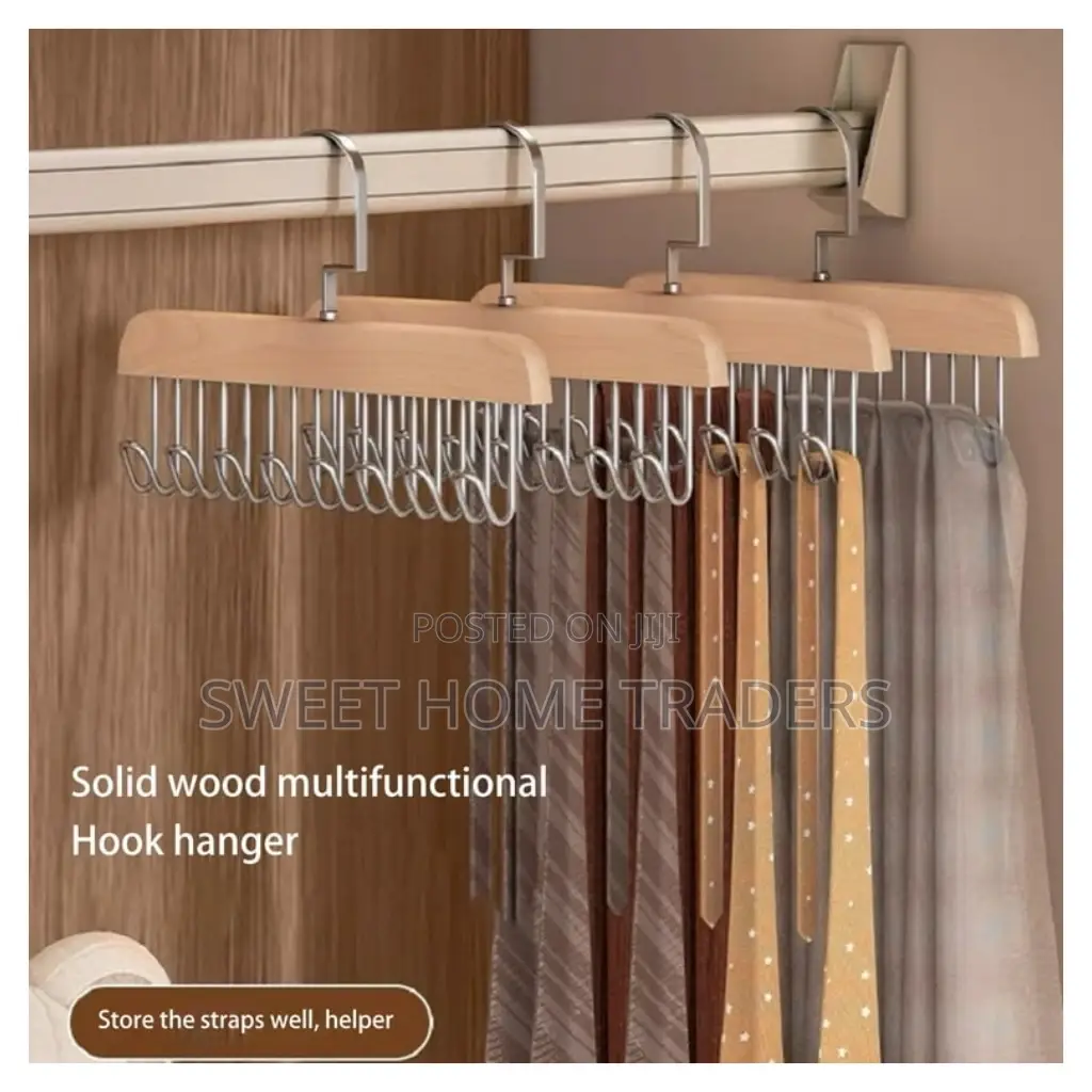 *Wooden Plank 8 Hook Hanger , 8 Hook