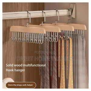 *Wooden Plank 8 Hook Hanger , 8 Hook