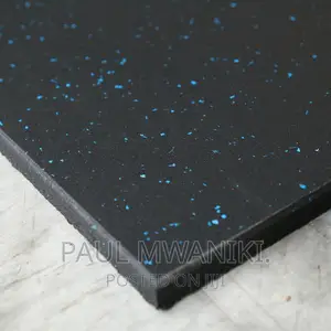 Rubber Flooring Tiles- Blue Flecks.