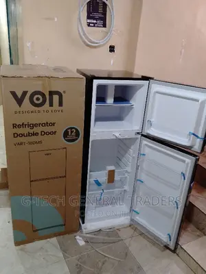 Fridge!Fridge Available Von 138l Double Refrigerator Black