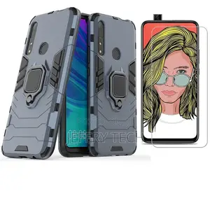 Huawei Y9 Prime 2019 Case With Tempered Glass Screen Protect