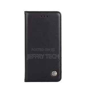 Huawei P20 Lite 2019 Case Leather Wallet Phone Case - Black
