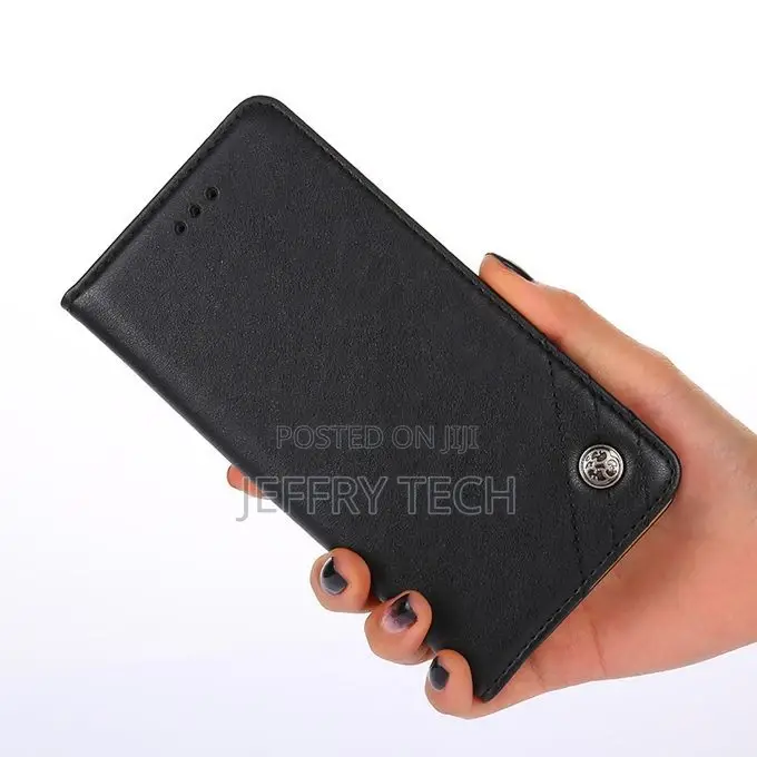 Huawei P20 Lite 2019 Case Leather Wallet Phone Case - Black