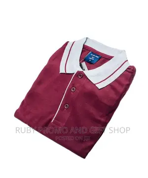 Classic Marron With Grey Striped Colar