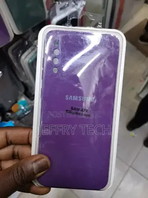 Skin-Touch Matte TPU Case for Samsung Galaxy A70 - Purple