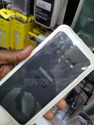 Black Camera Safe Silicone Case for Samsung S10 Plus