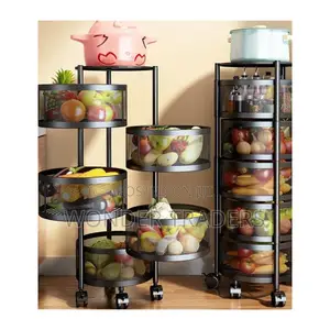 Fruits/Kitchen Storage Rack With Wheels
5 Stair/Tier