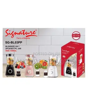 Signature Blender Electric 2 in 1-in Black
