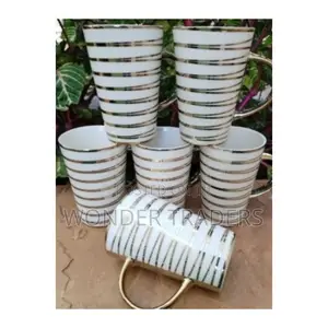 Set of 6 Golden Cups 