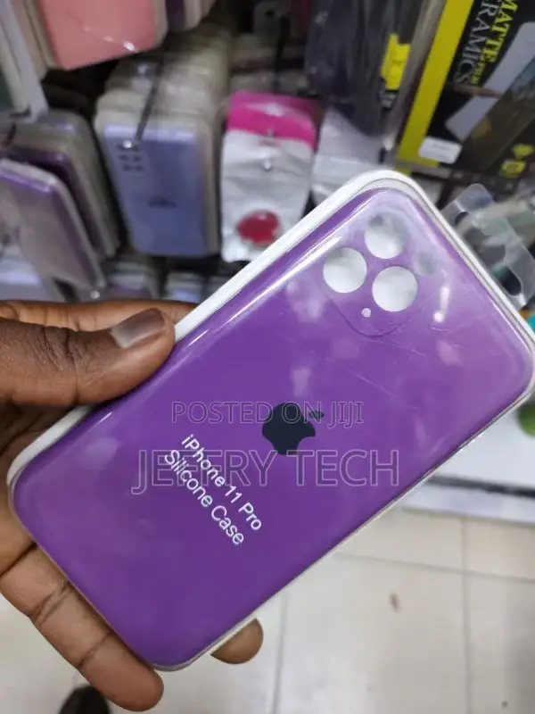 iPhone "11 Pro" Silicone Case "Purple"