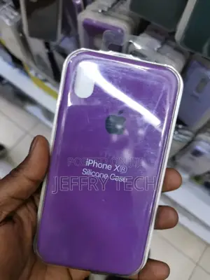 iPhone X / XS Full Cover Silicone Case Purple