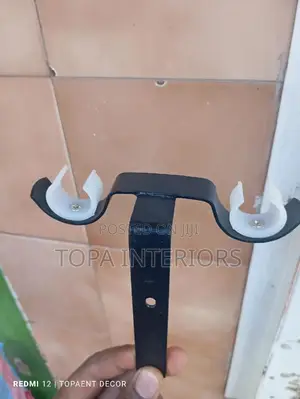 T-Brackets Wall to Wall Curtain Rod Brackets