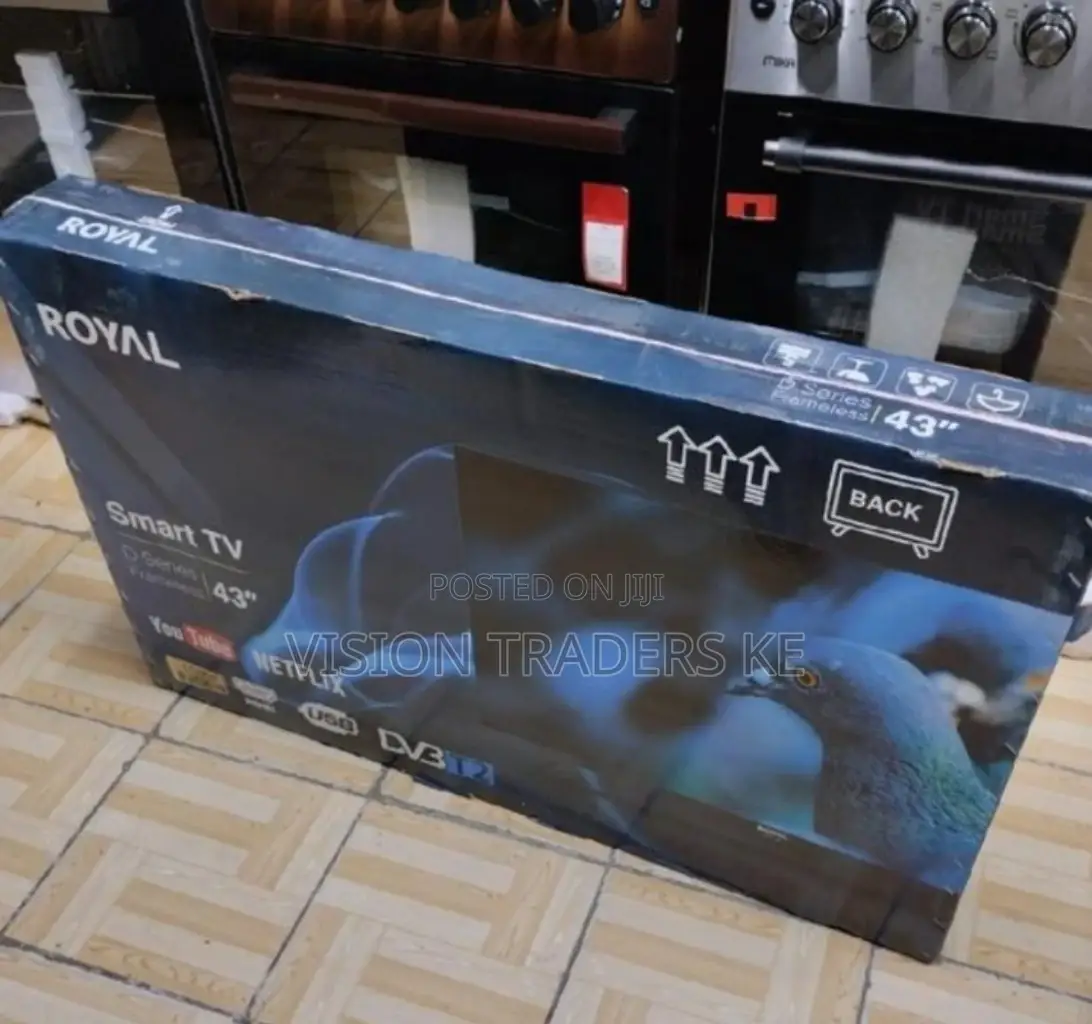 Royal 43 Inches Smart Android Frameless Tv.