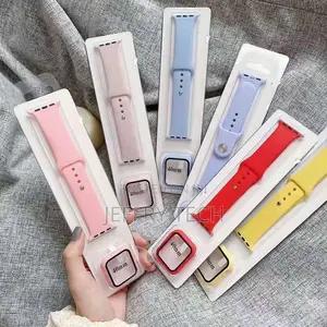 Glass+Case+Strap Apple Watch 8 7 6 SE 5 4 Band and Protectiv