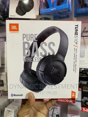 JBL Tune 510BT Wireless on-Ear Headphones With Purebass