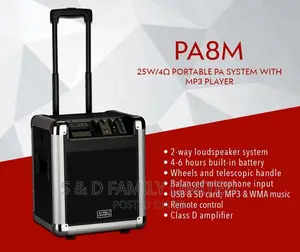 Soundking PA8M Portable PA System