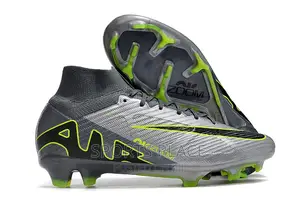 Nike Air Zoom Silver Gray Football Soccer Boots