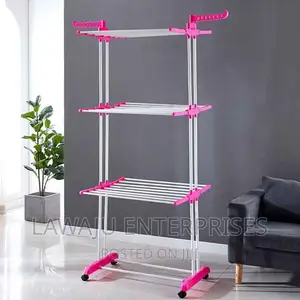 Pink Telescopic Clothes Hanger