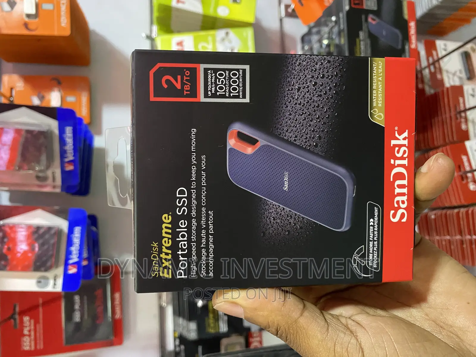 Sandisk 2TB Extreme Portable SSD V2 1050 MB/S USB-C USB 3.2