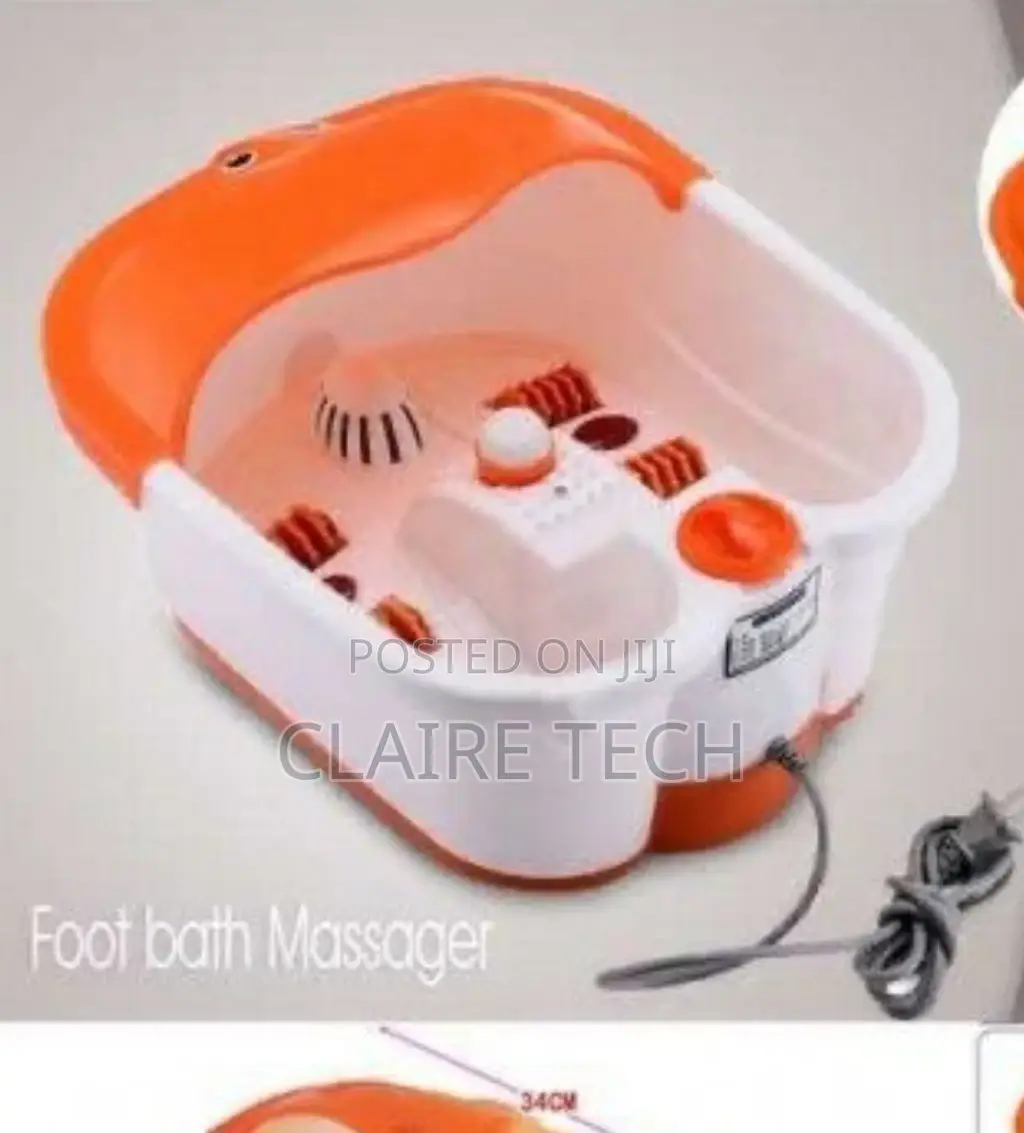 Orange Foot Bath Massager