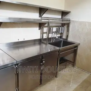 Working Top Cabinet With Single Sink