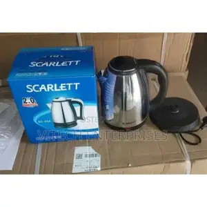 Scarlet Electric Automatic Kettle, Silver, 2L