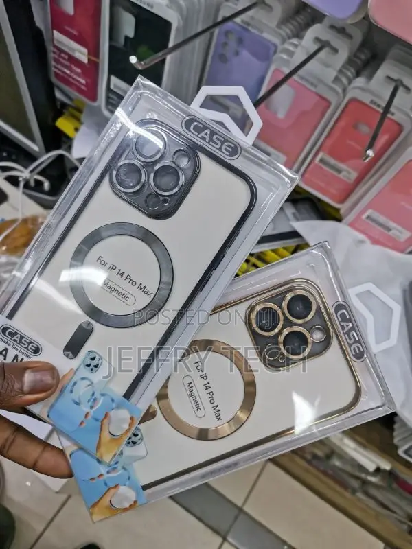 iPhone 14 Pro Max Magsafe Plating Camera Protection Case