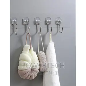 6 Hooks Strong Adhesive Wall Hanger