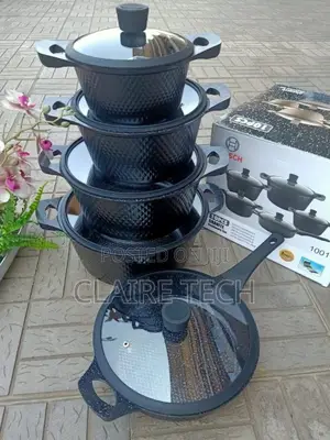Germany Made 10 PCS Bosch Silicon Cookware With Silicon Lid
