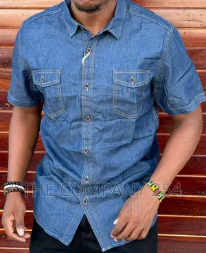 Longsleeved Shortsleeved Men's Assorted Designer Denim Shirt