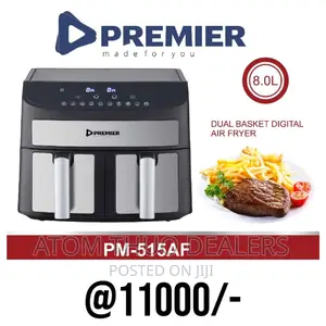 Dual Basket Digital Air Fryer 8lt