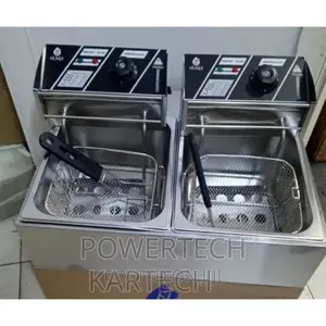 Nunix 6L+6L Double Commercial Electric Deep Fryer.