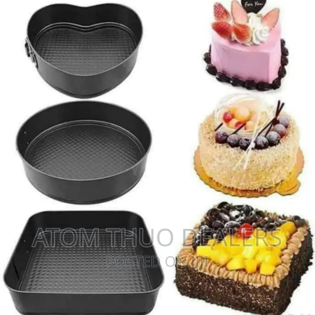 Nonstick 3 PCS Shapes Cake Mould