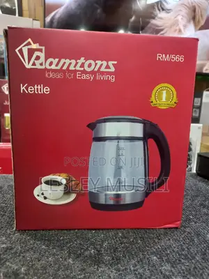 Cordless Glass Jug Kettle 1.7 Liters- Rm/566